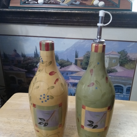 Olivia Signature Debby Segura Oil Vinegar Dispenser 10" Set.ππππ²ππππ£ - Picture 7 of 9